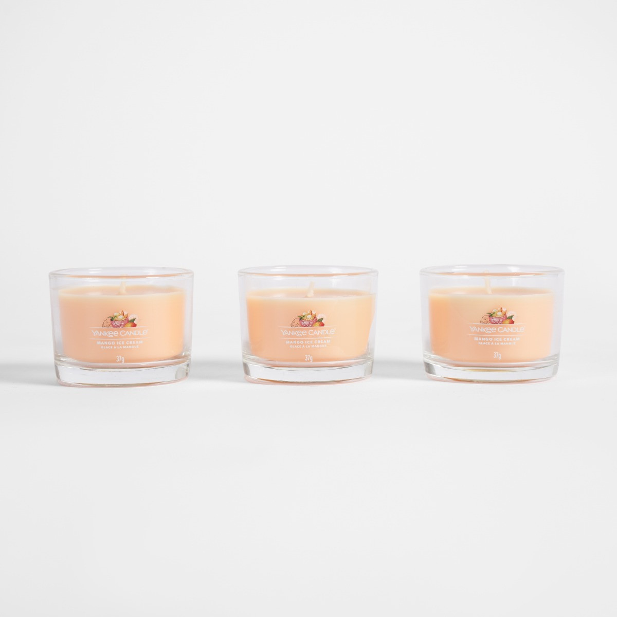 Yankee Candle Votive Set Of Mango Ice Cream