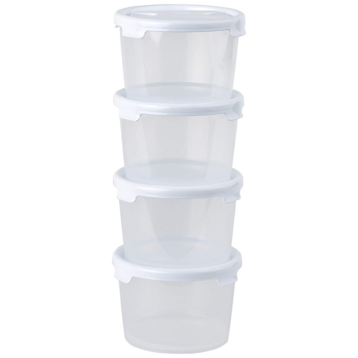 Wham Set of 4 Handy Pots Food Storage Set - White>