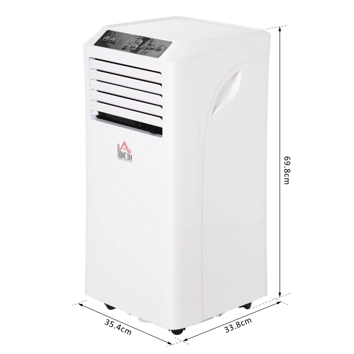 Homcom Portable Air Conditioner Unit, White - 9000 BTU>