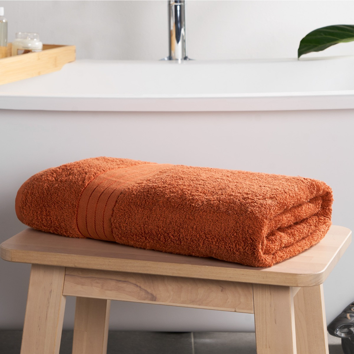 Brentfords 100% Cotton Towel - Burnt Orange>