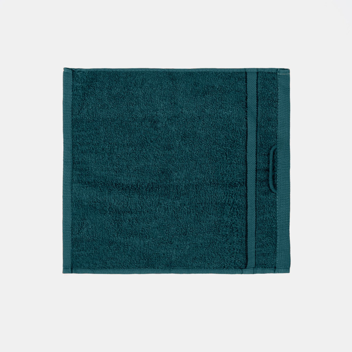 Brentfords 100% Cotton Face Cloth, Dark Teal - 1PC>