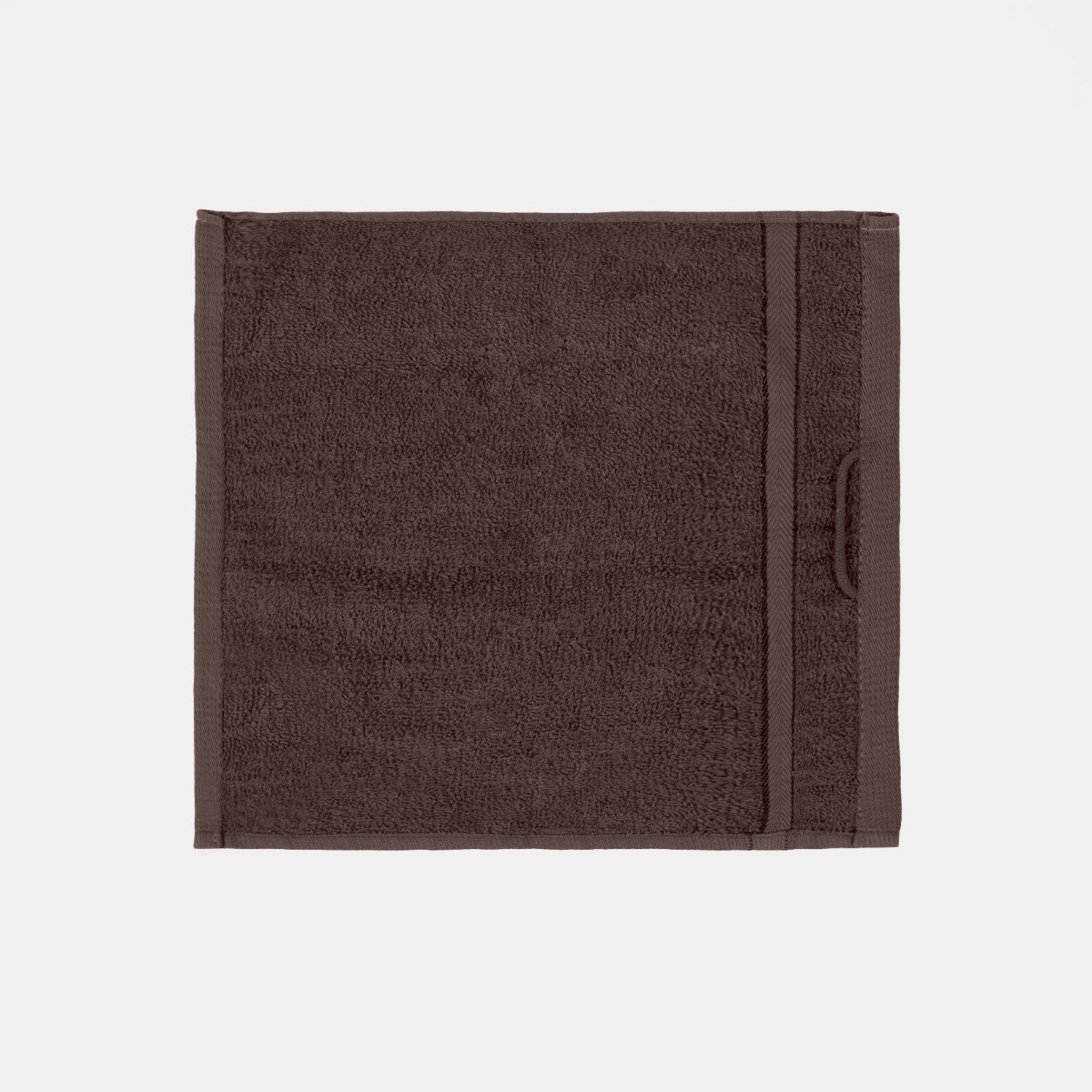 Brentfords 100% Cotton 4 Pack Face Cloths - Chocolate>