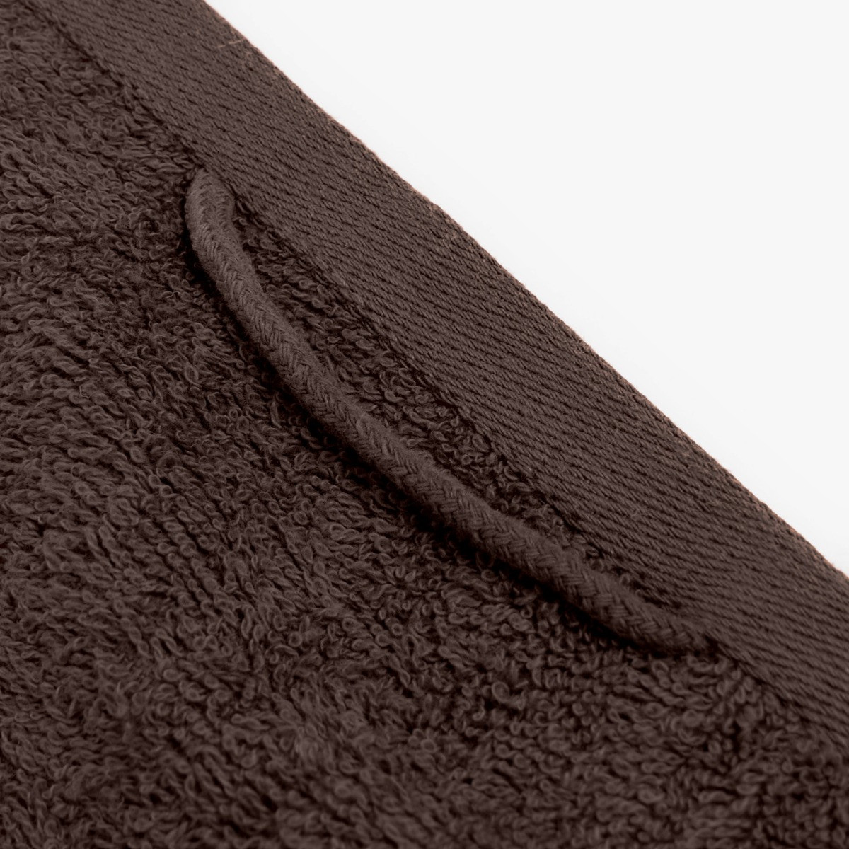 Brentfords 100% Cotton 4 Pack Face Cloths - Chocolate>