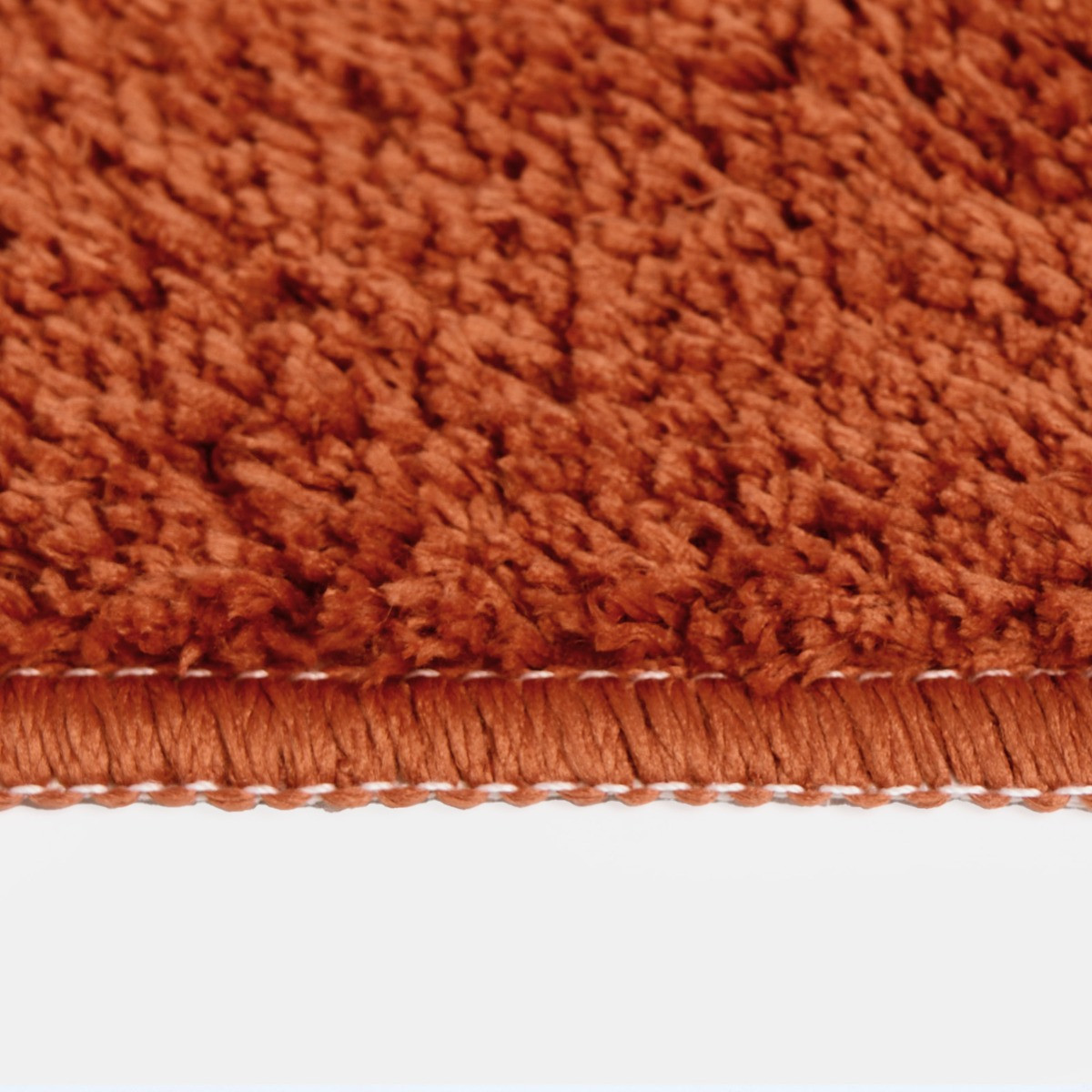 OHS Border Tufted Bath Mat - Burnt Orange >