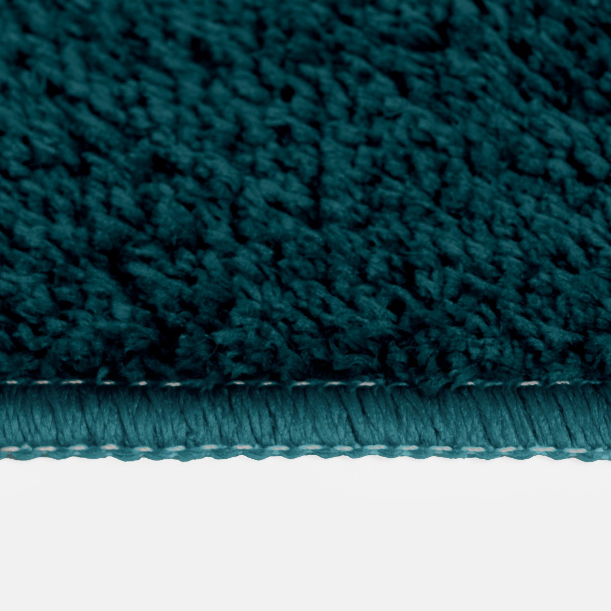 OHS Border Tufted Bath Mat - Dark Teal>