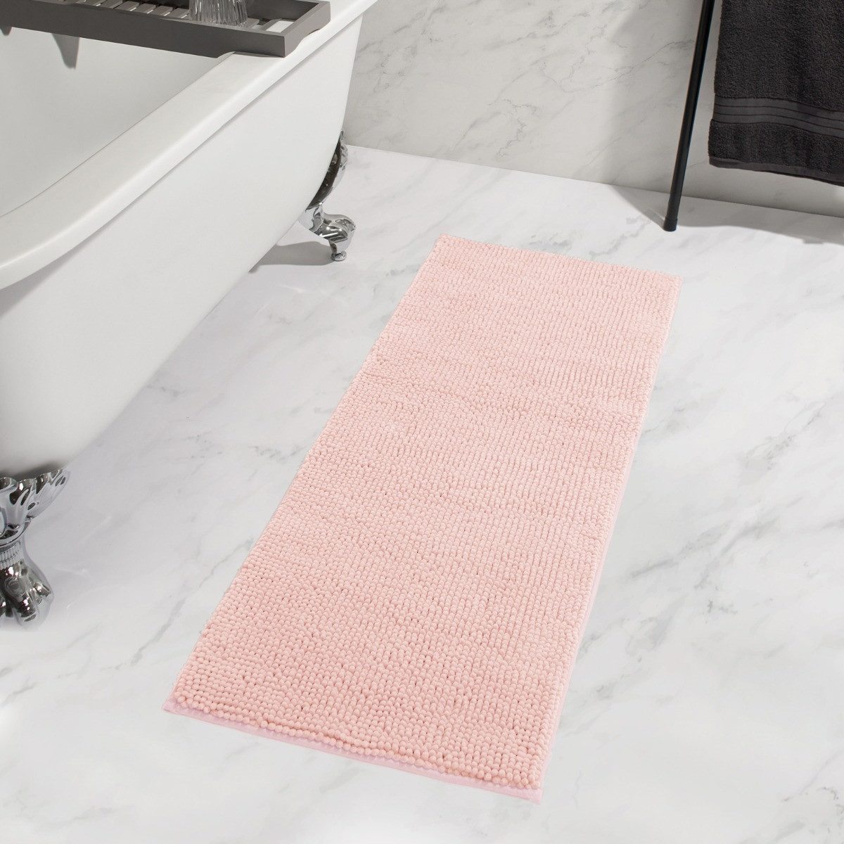 Brentfords Runner Noodle Bath Mat - Blush>