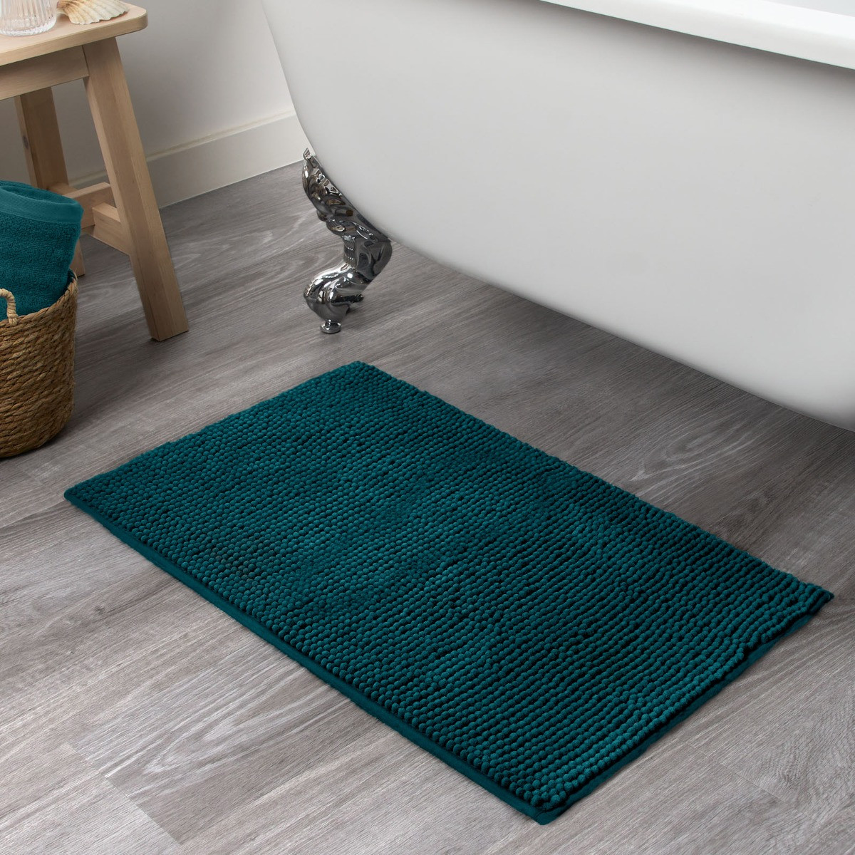 Brentfords Noodle Bath Mat - Dark Teal>