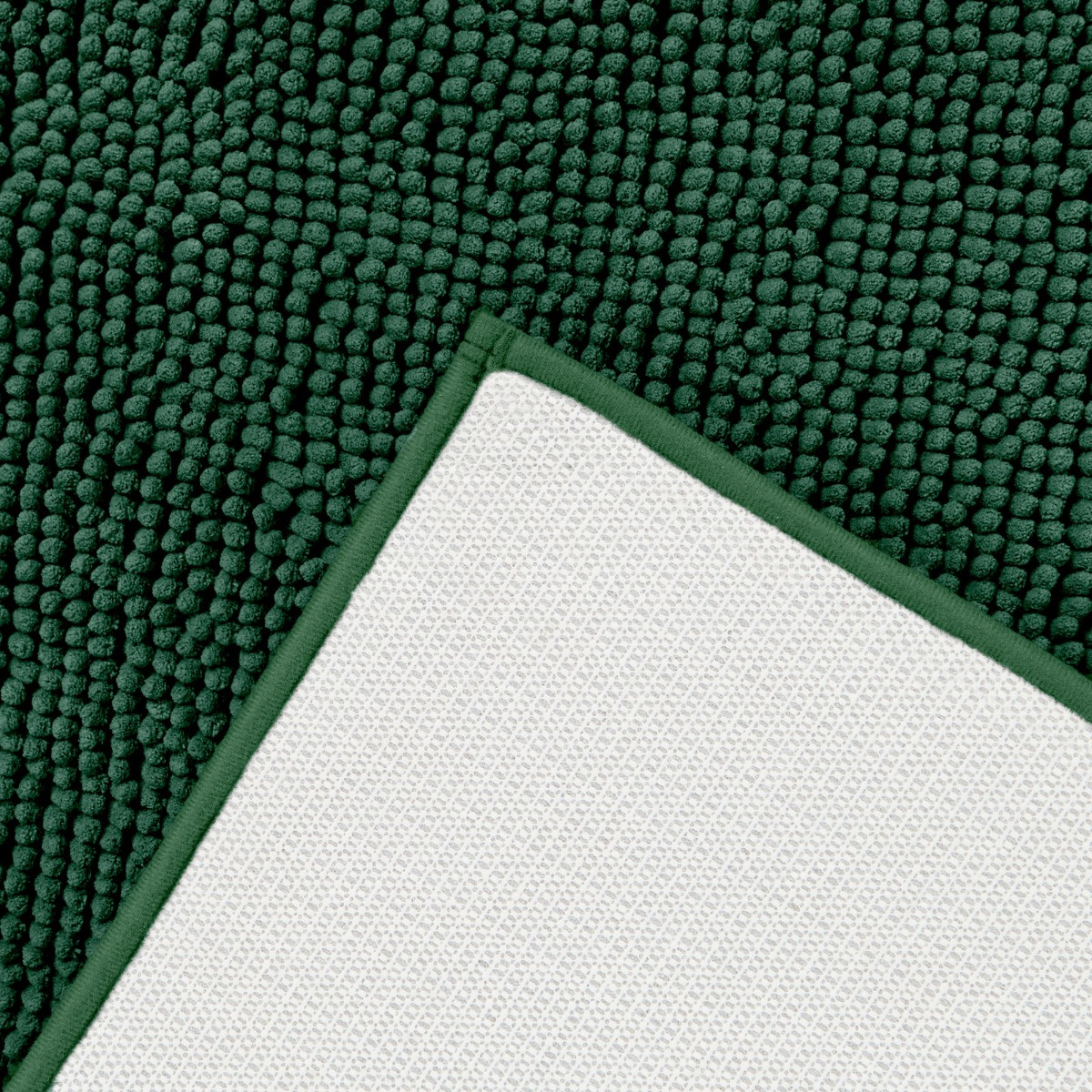 Brentfords Runner Noodle Bath Mat - Forest Green>