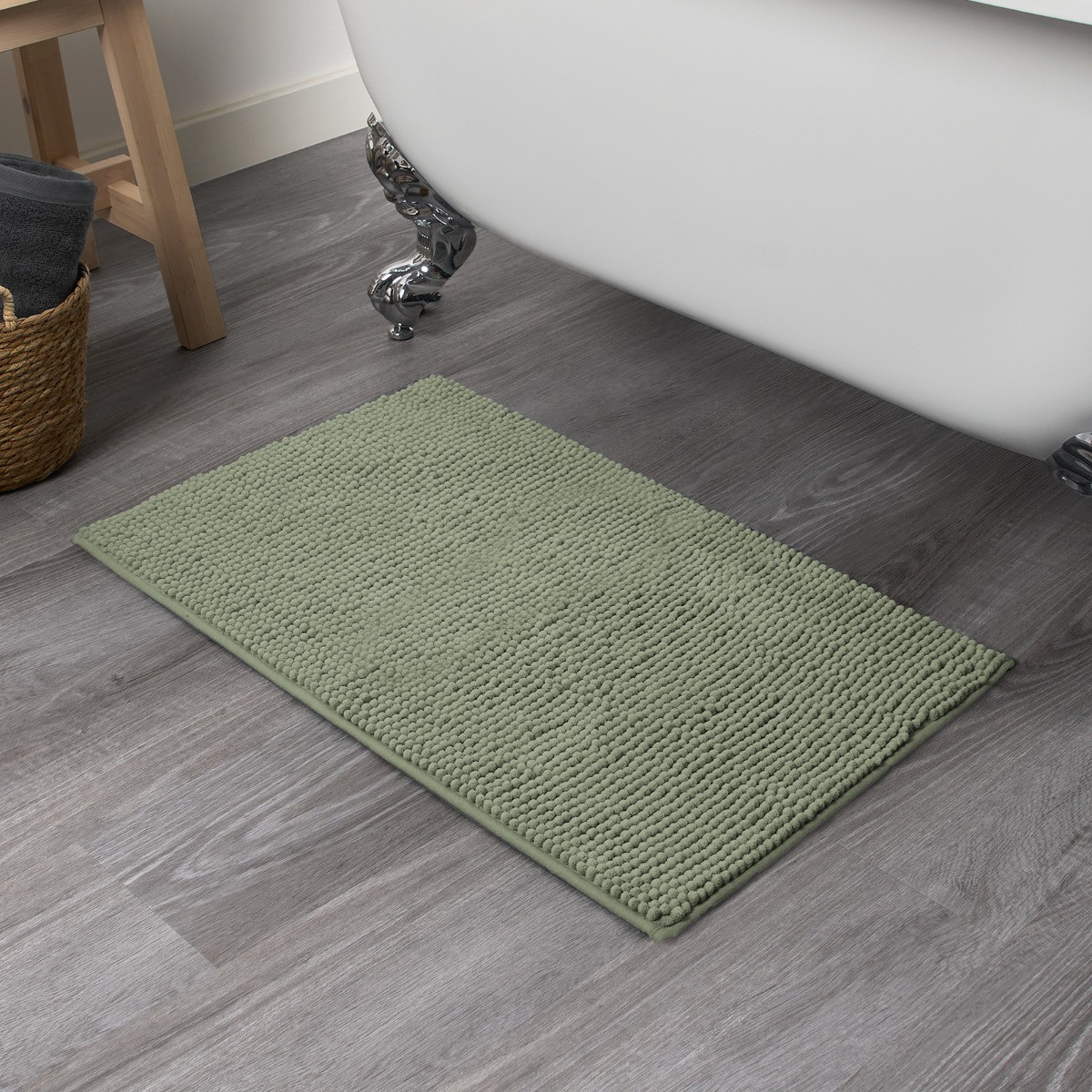 Brentfords Noodle Bath Mat - Sage Green>