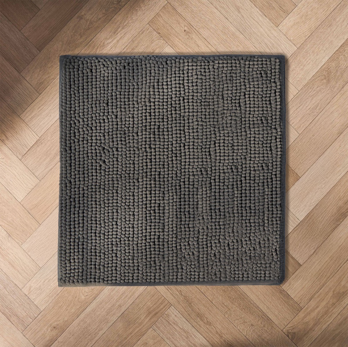 Brentfords Square Noodle Bath Mat - Charcoal>