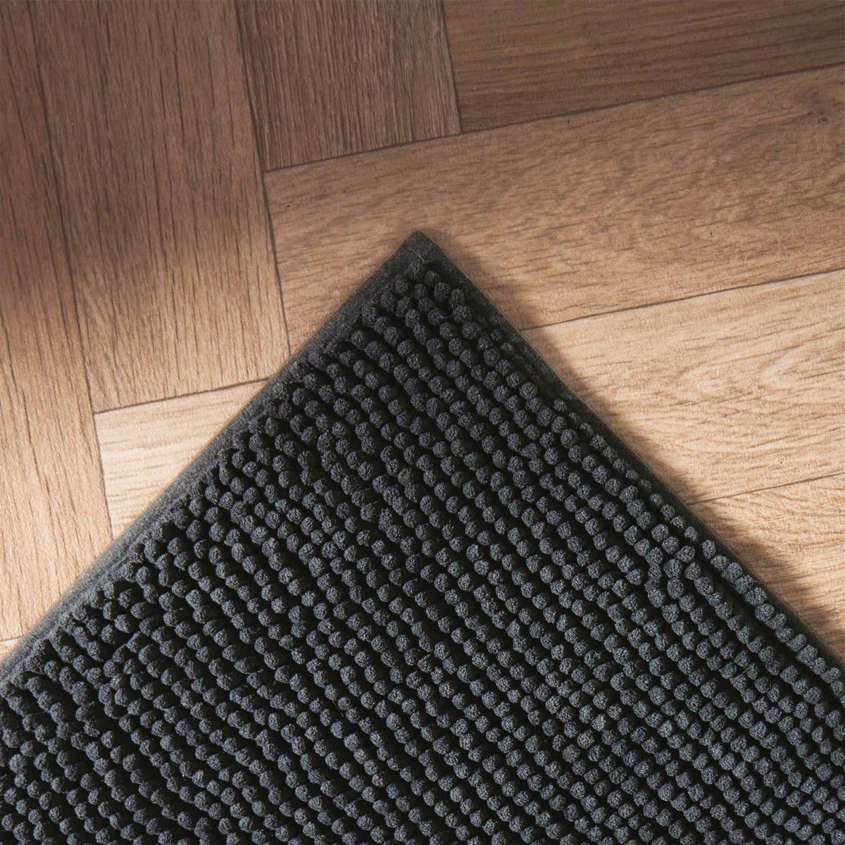 Brentfords Square Noodle Bath Mat - Charcoal>