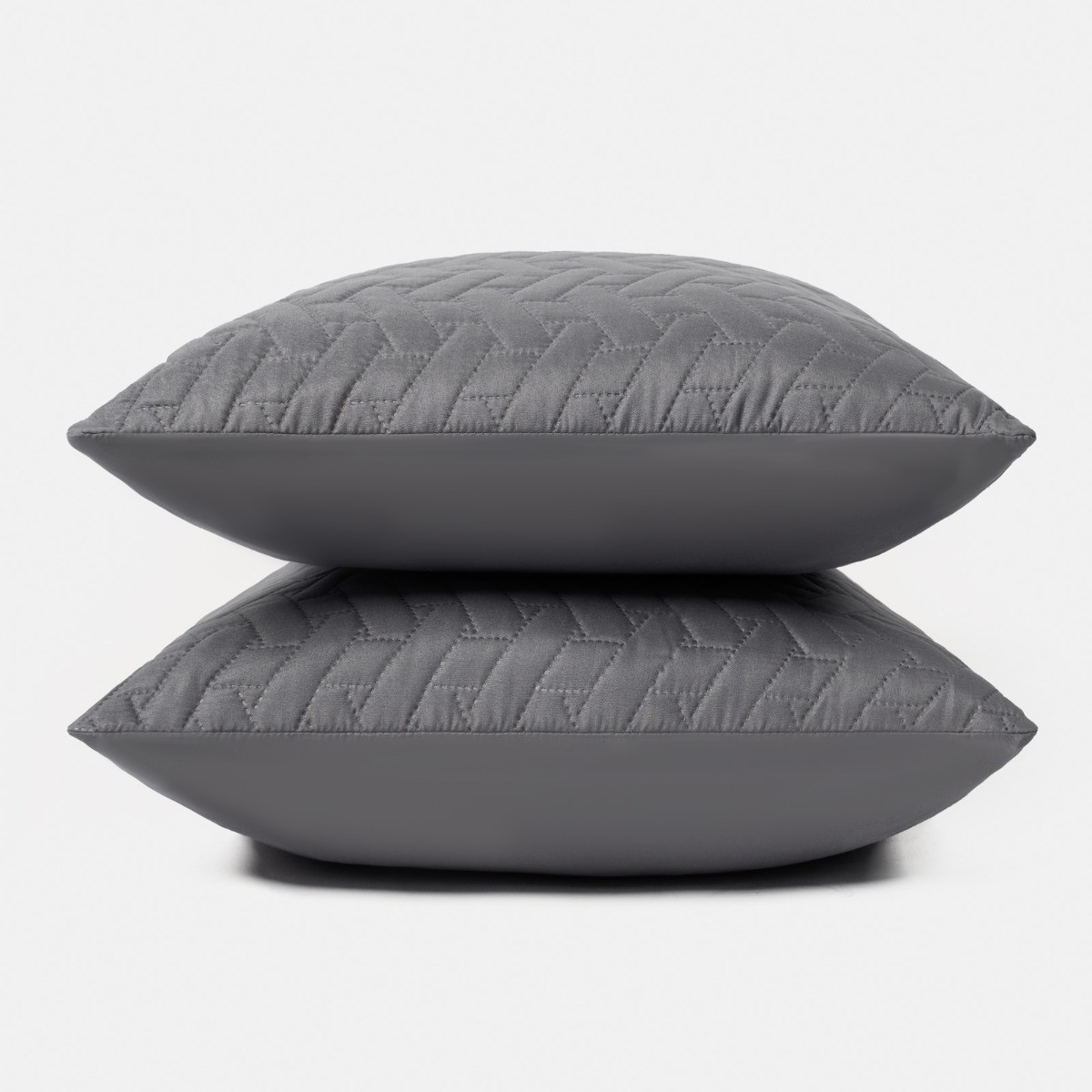 Brentfords Pinsonic Cushion Covers - Charcoal>