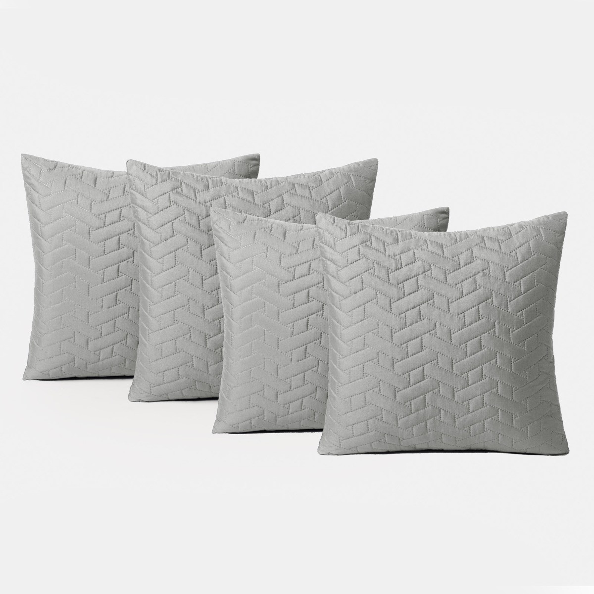 Brentfords Pinsonic Cushion Covers - Silver>