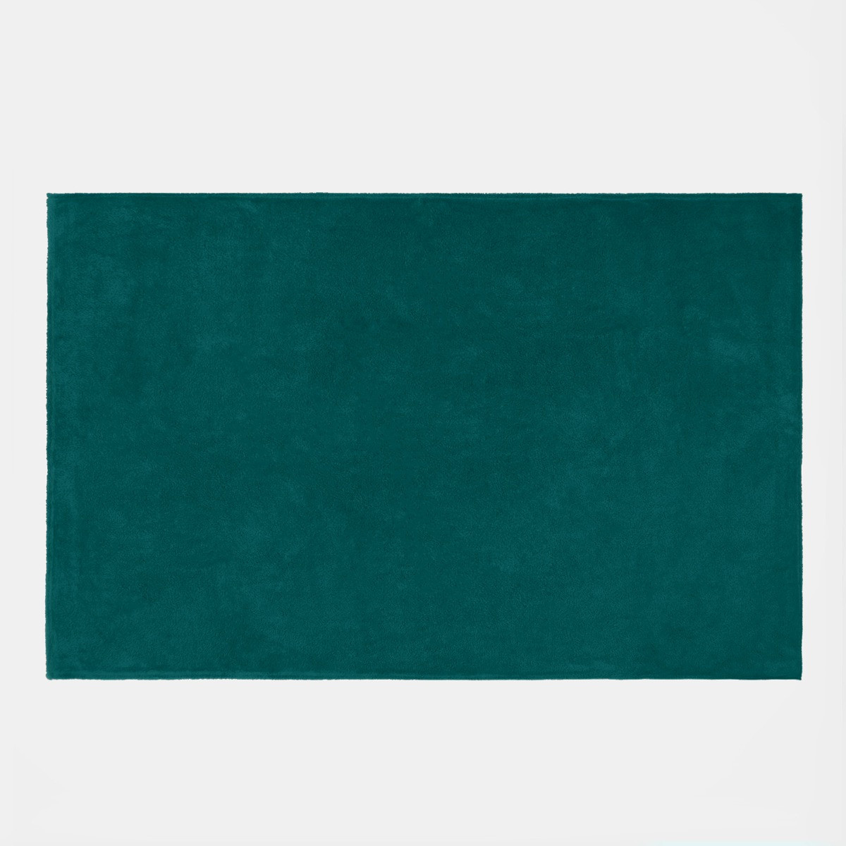 Brentfords Teddy Fleece Throw, Teal - 150 x 200cm>