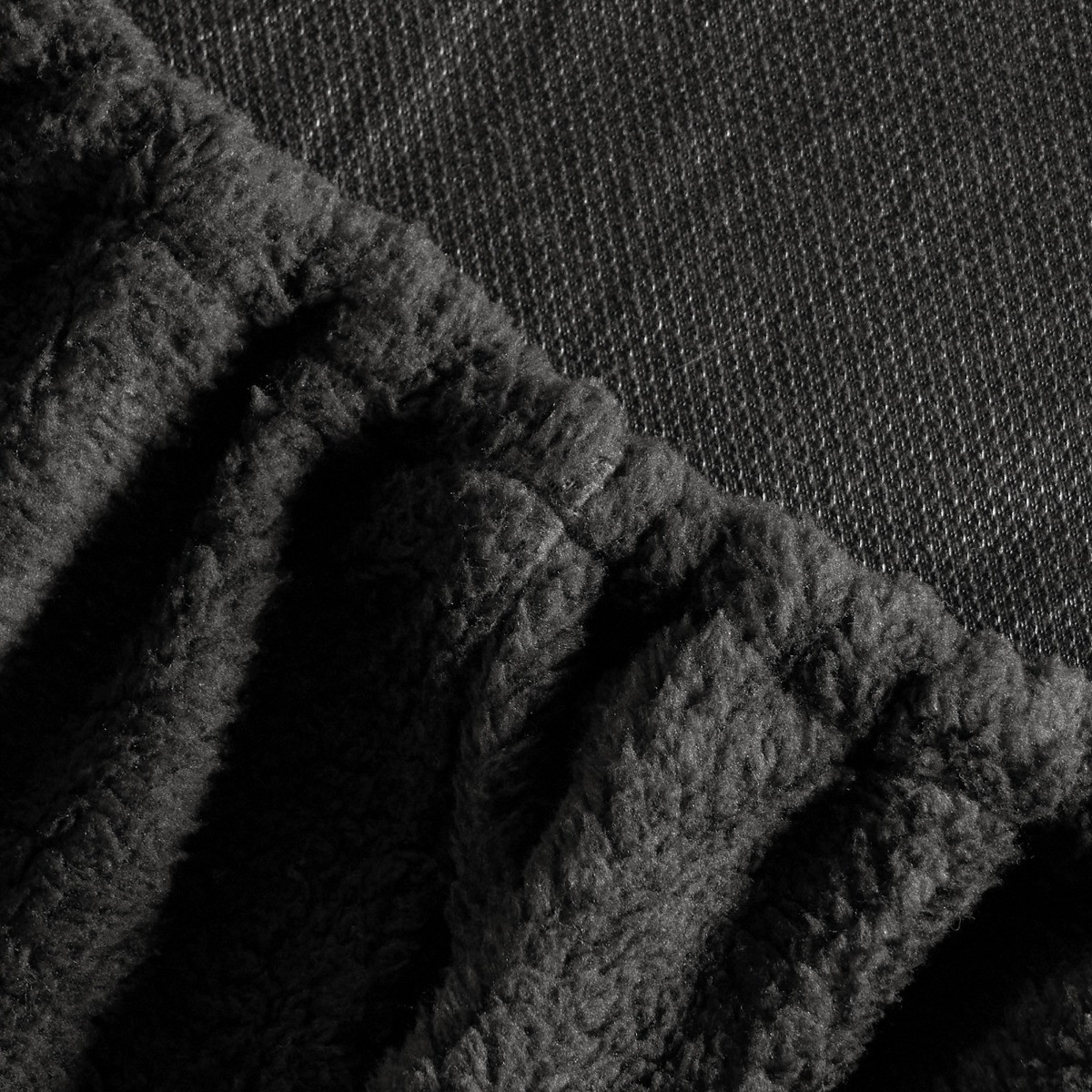 Brentfords Teddy Fleece Fitted Sheet, Charcoal Grey - Super King>