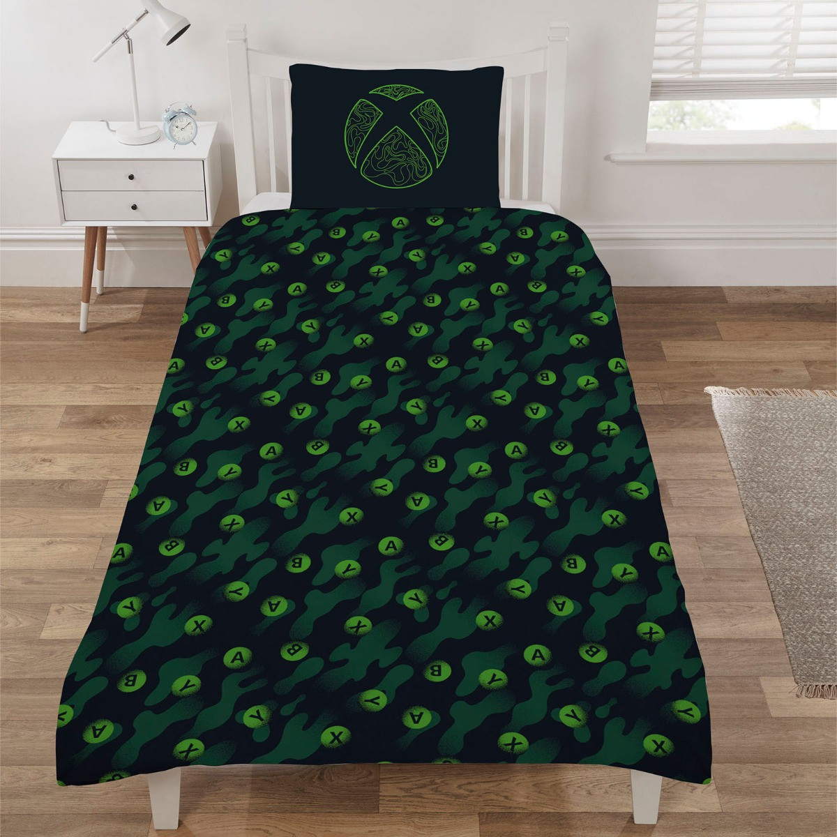 Xbox Camo Reversible Duvet Set - Black>