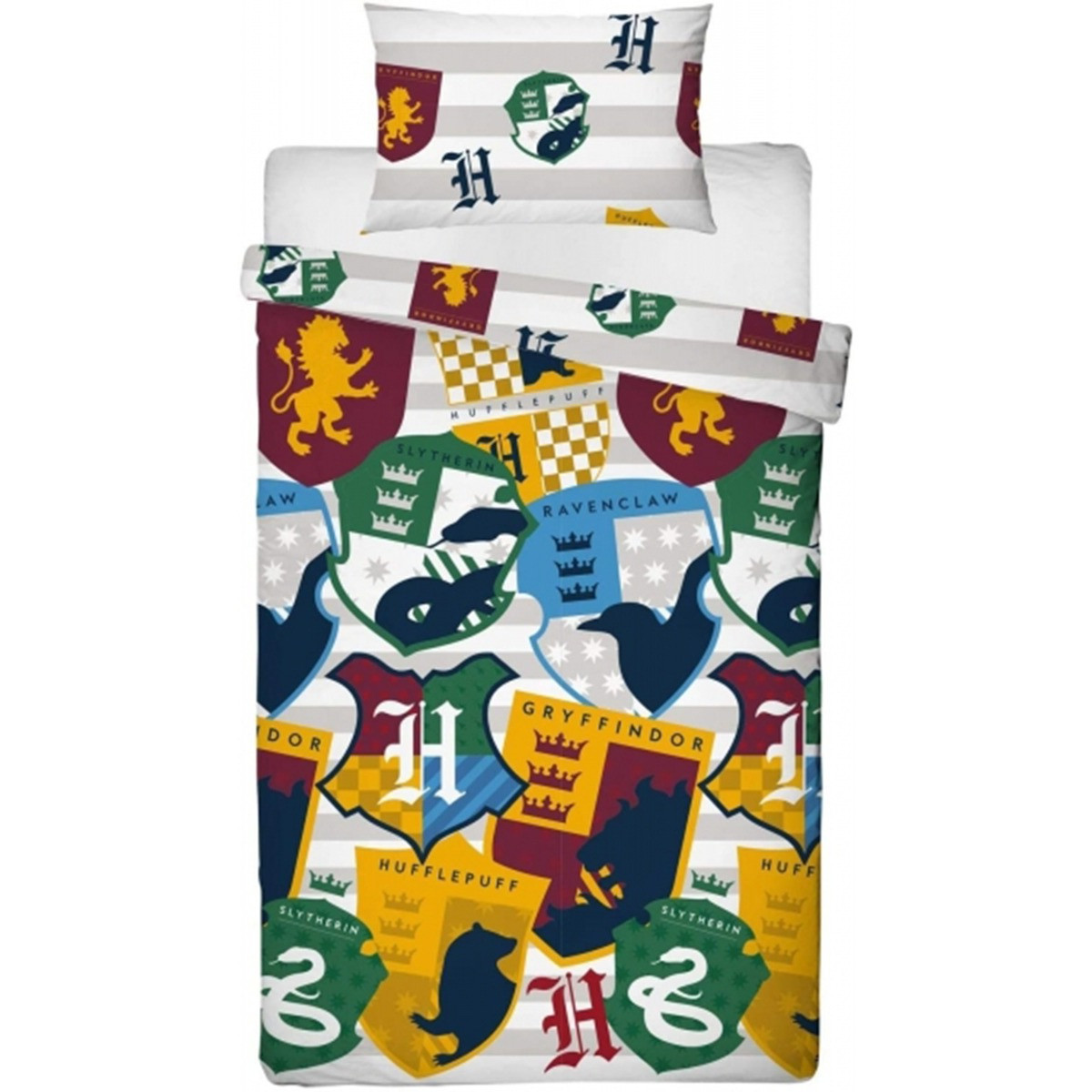 Harry Potter Stickers Duvet Set, Multi - Double>