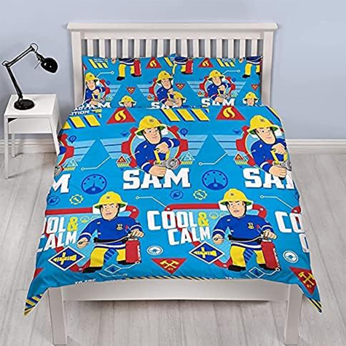 Fireman Sam Cool Duvet Set, Multi - Double>