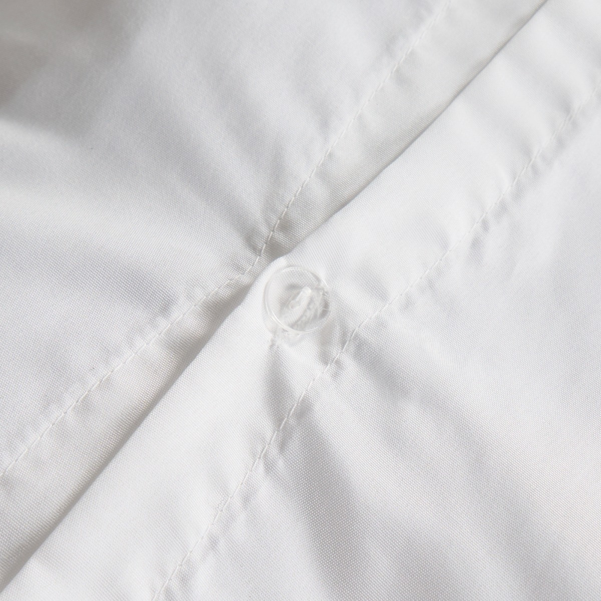 OHS Pinsonic Grid Panel Duvet Set - White>