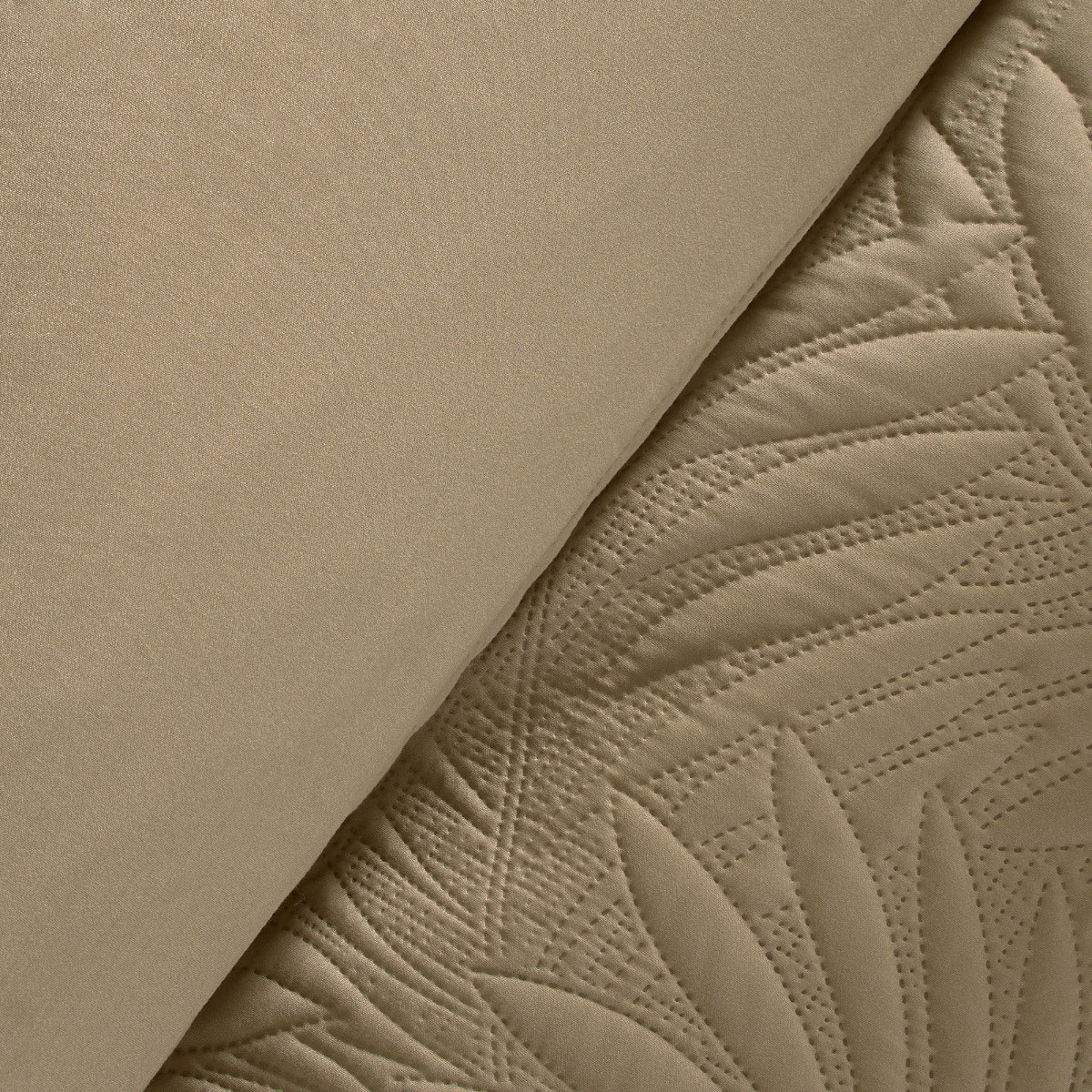 OHS Leaf Pinsonic Duvet Set, Sage - Double>
