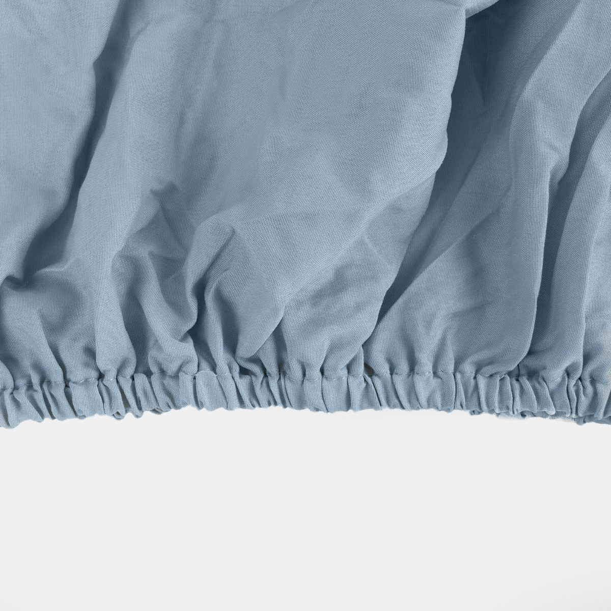 Brentfords Plain Fitted Bed Sheet, Blue - King>