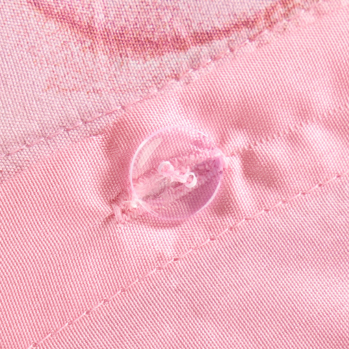 OHS Marble Print Duvet Set, Blush Pink - Single>