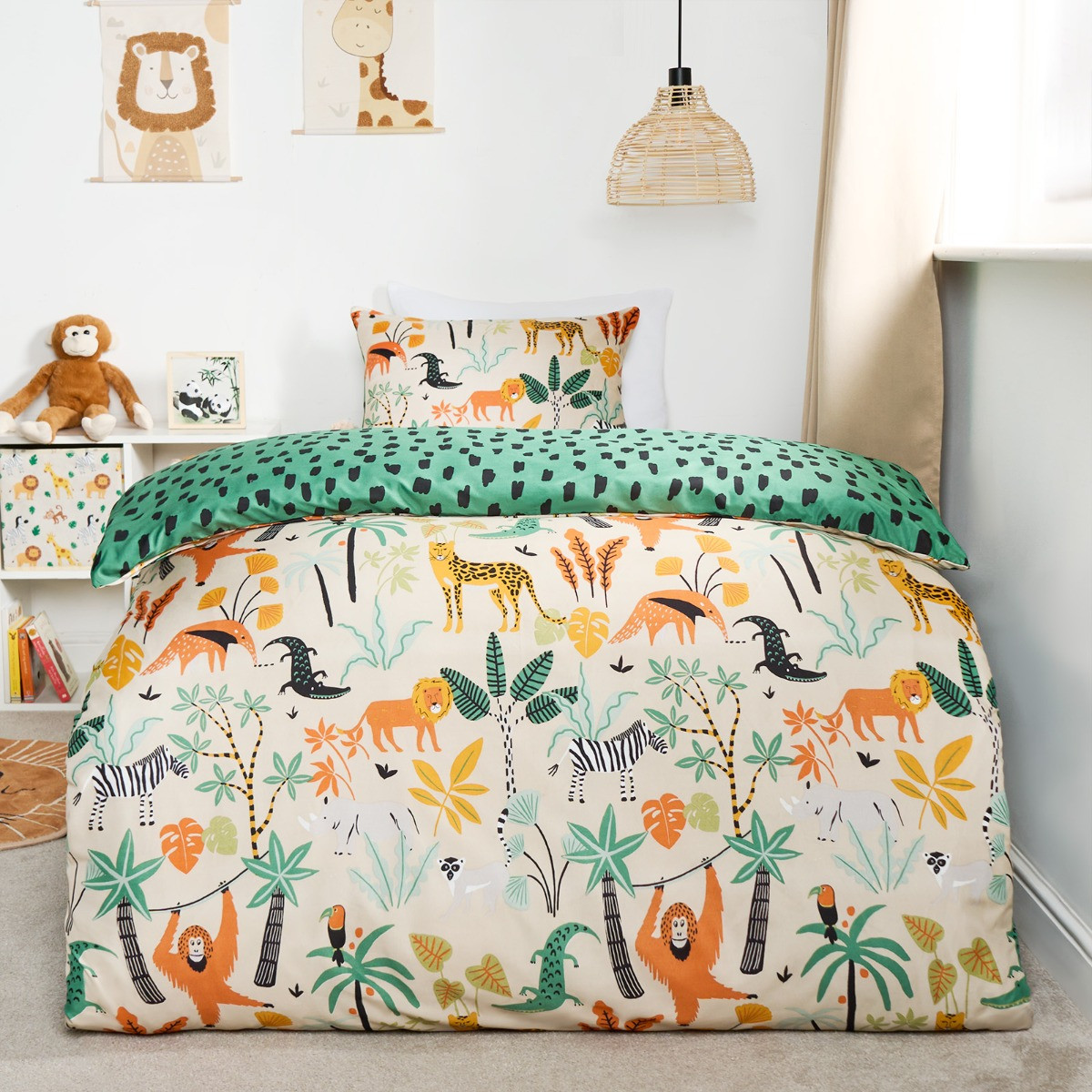 Kids safari bedding hotsell