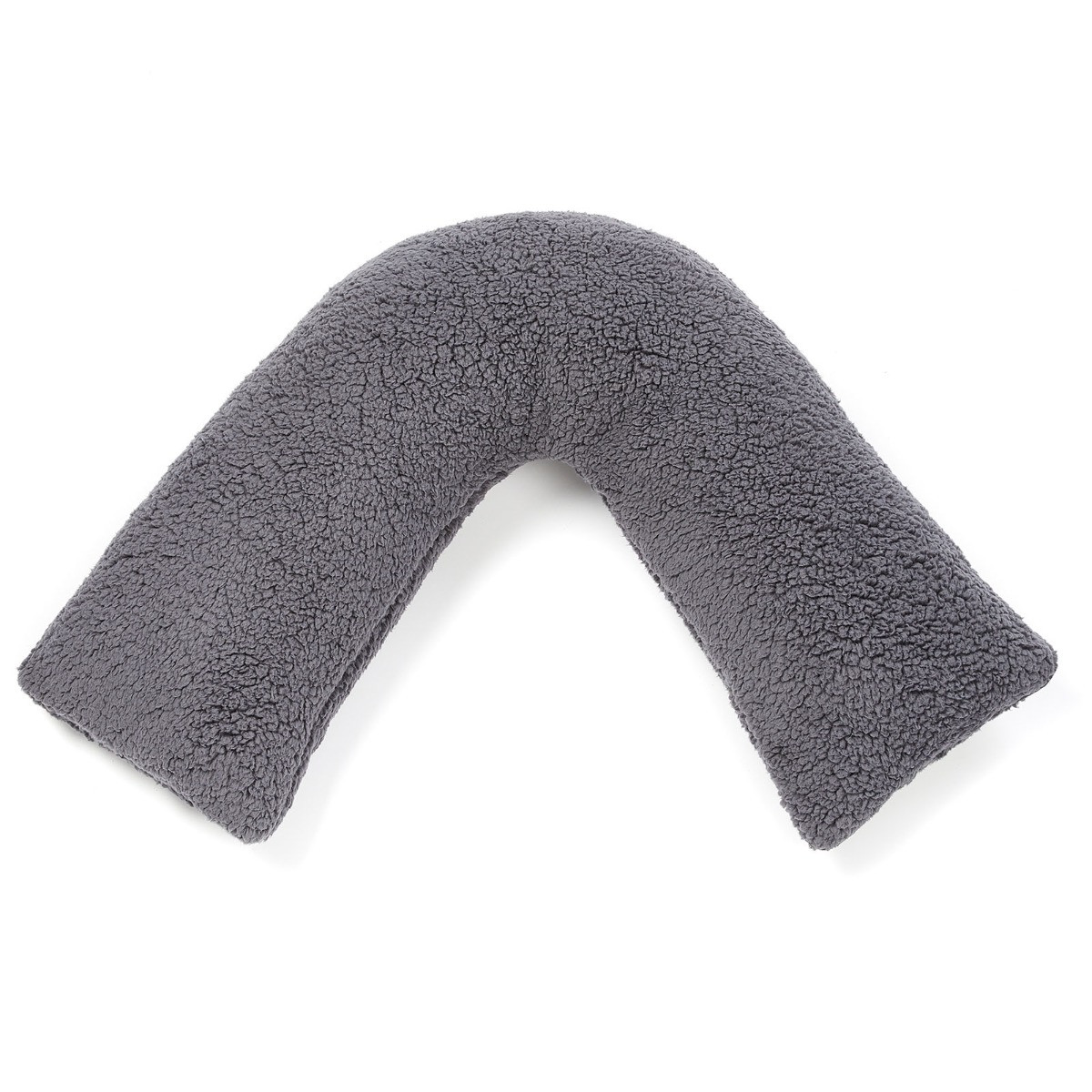 Huggleland Teddy V Shape Pillow - Charcoal>