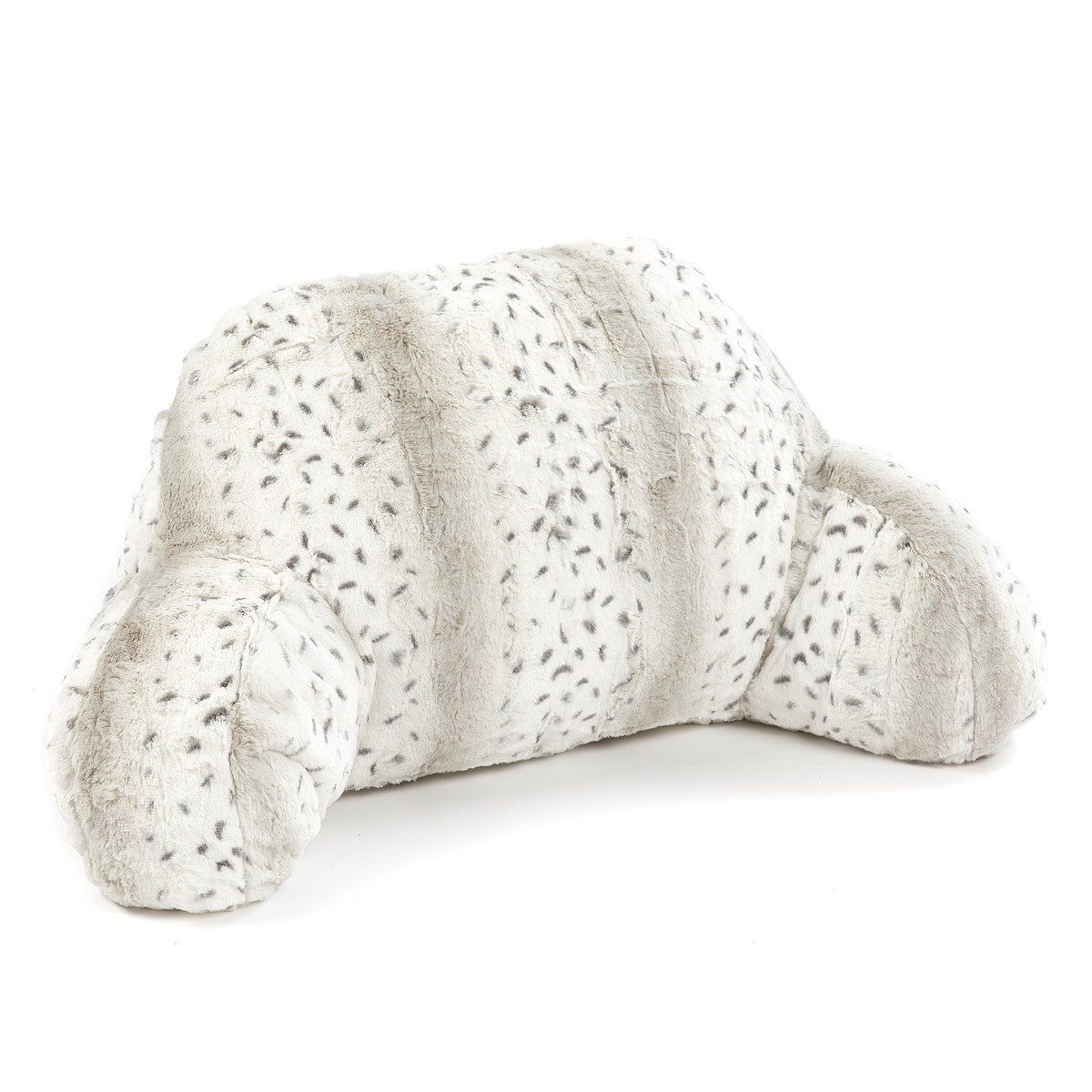 Huggleland Snow Leopard Cuddle Cushion - Grey>