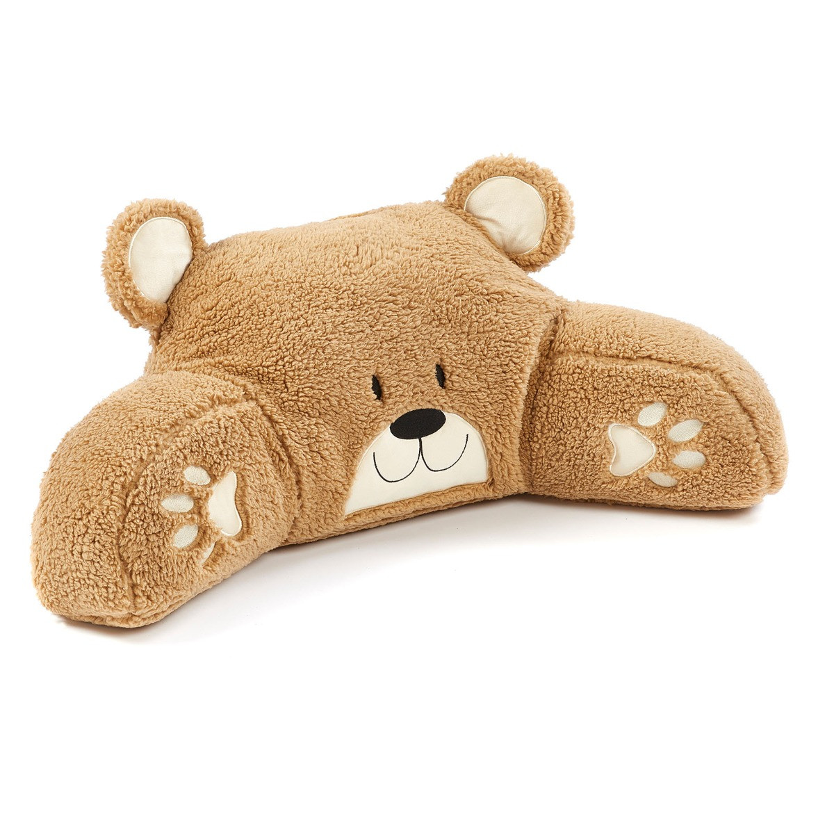 Huggleland Kids Teddy Cuddle Cushion - Brown>