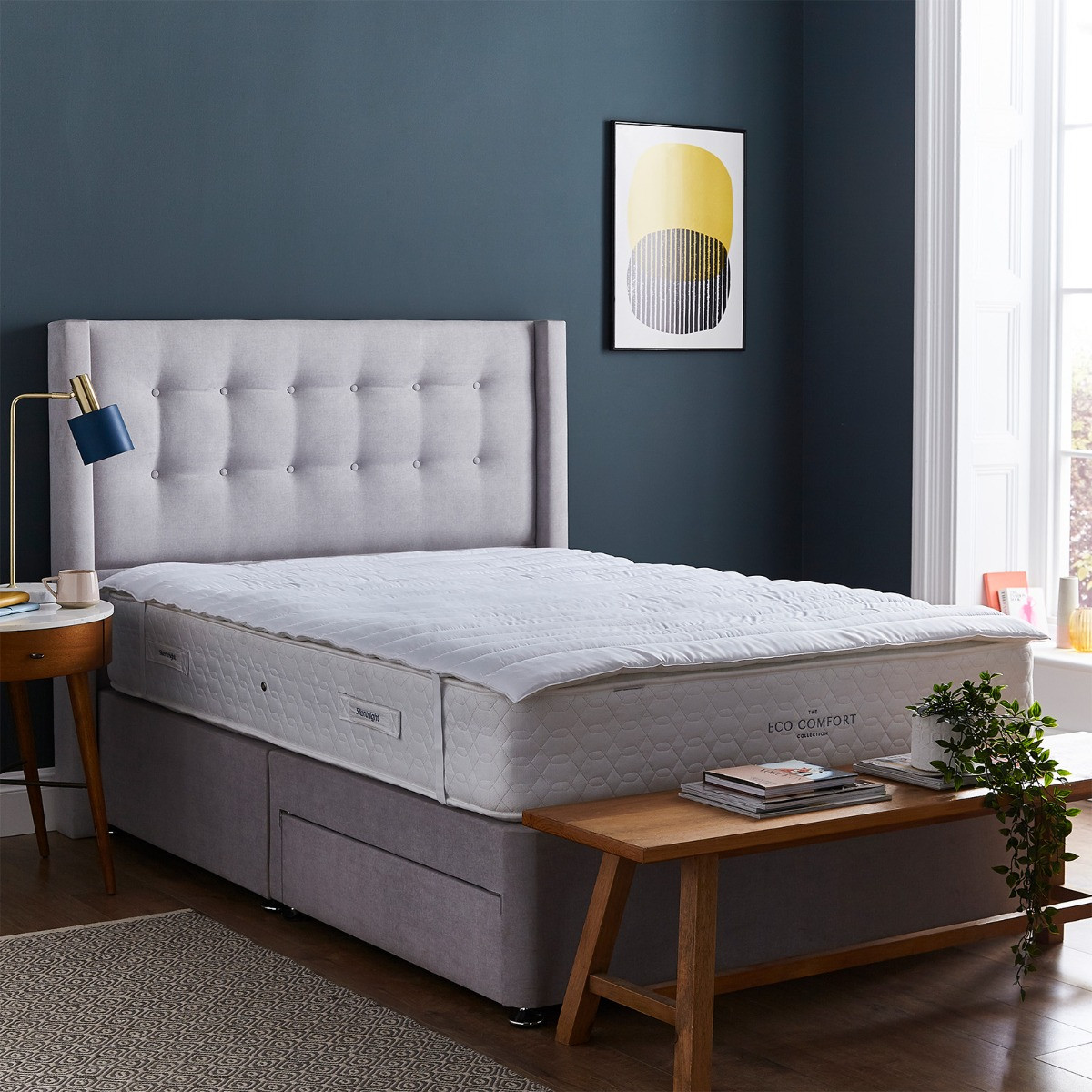 Silentnight Extra Full Mattress Protector - White>