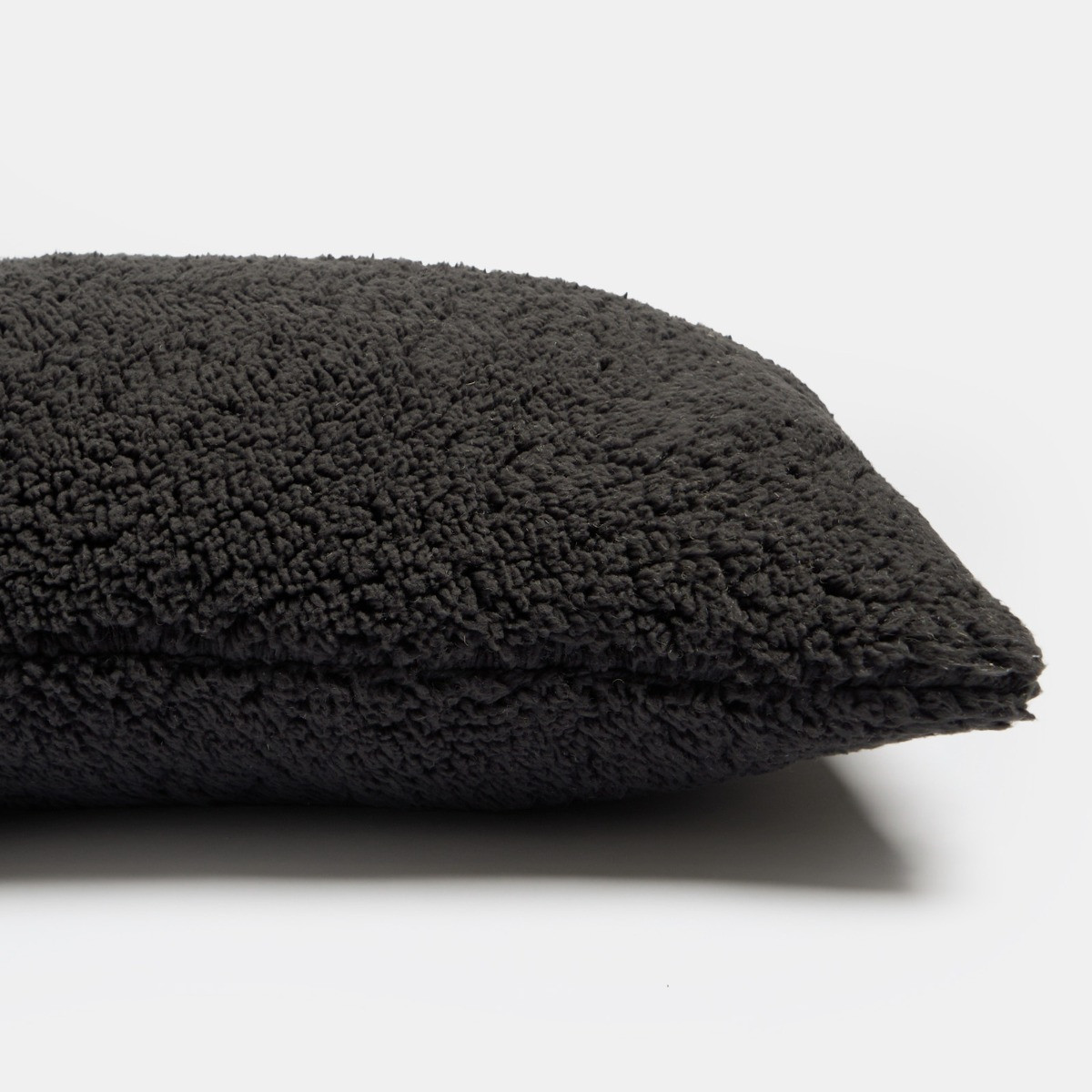 OHS Teddy Bolster Pillow - Charcoal>