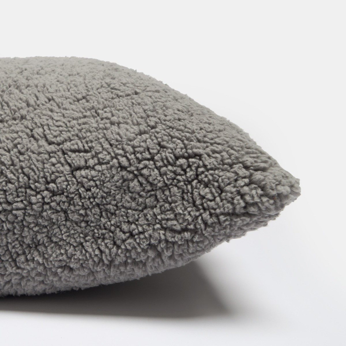 OHS Teddy Bolster Pillow - Grey>