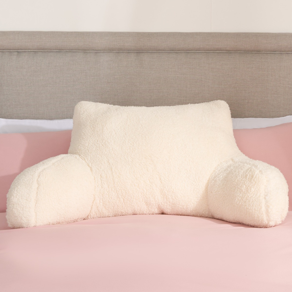 OHS Teddy Cuddle Cushion - Cream>