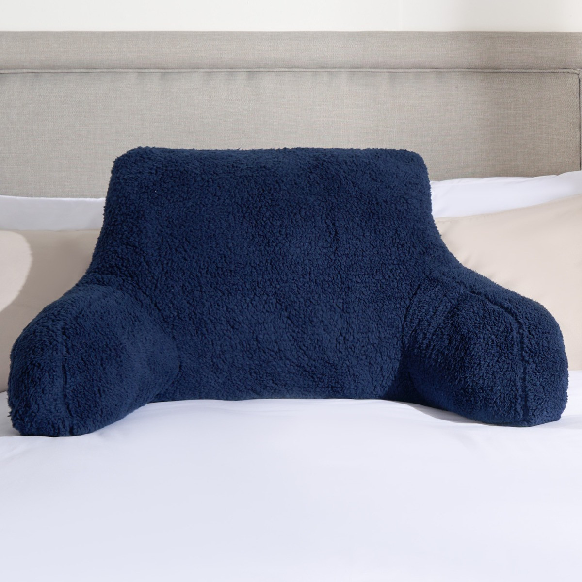 OHS Teddy Cuddle Cushion - Navy>