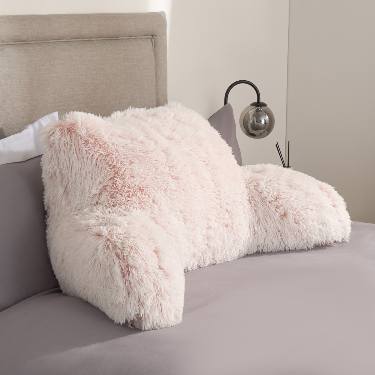 OHS Long Hair Cuddle Cushion Pink