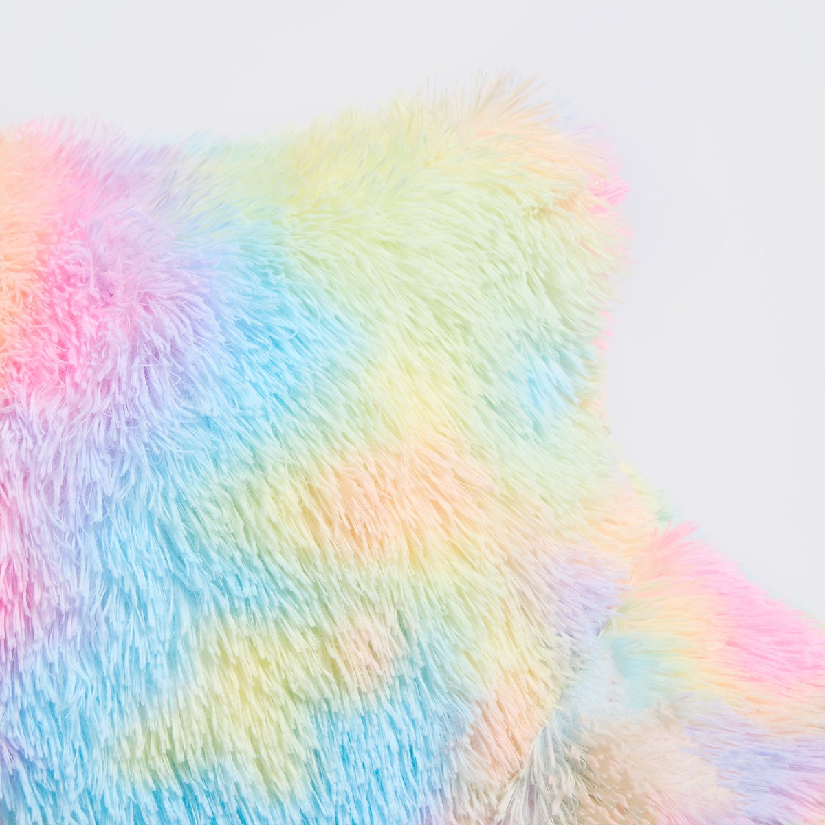 OHS Long Hair Cuddle Cushion - Rainbow Tie Dye>