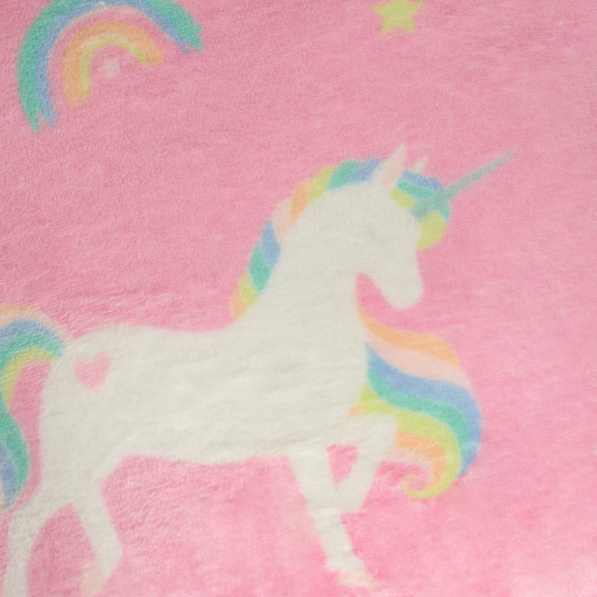 OHS Kids Unicorn Fleece Cuddle Cushion - Pink>