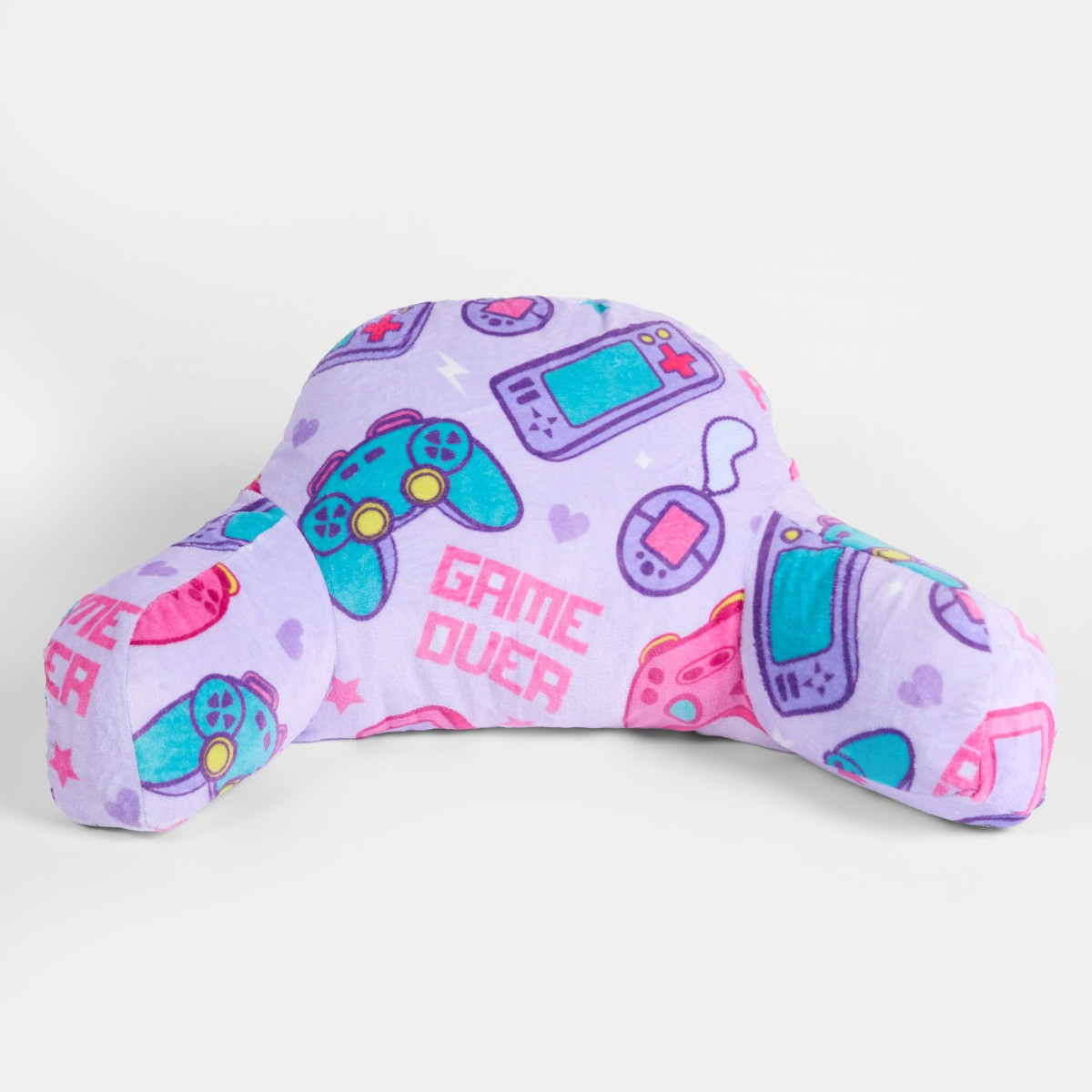 OHS Kids Gaming Fleece Cuddle Cushion - Lilac>