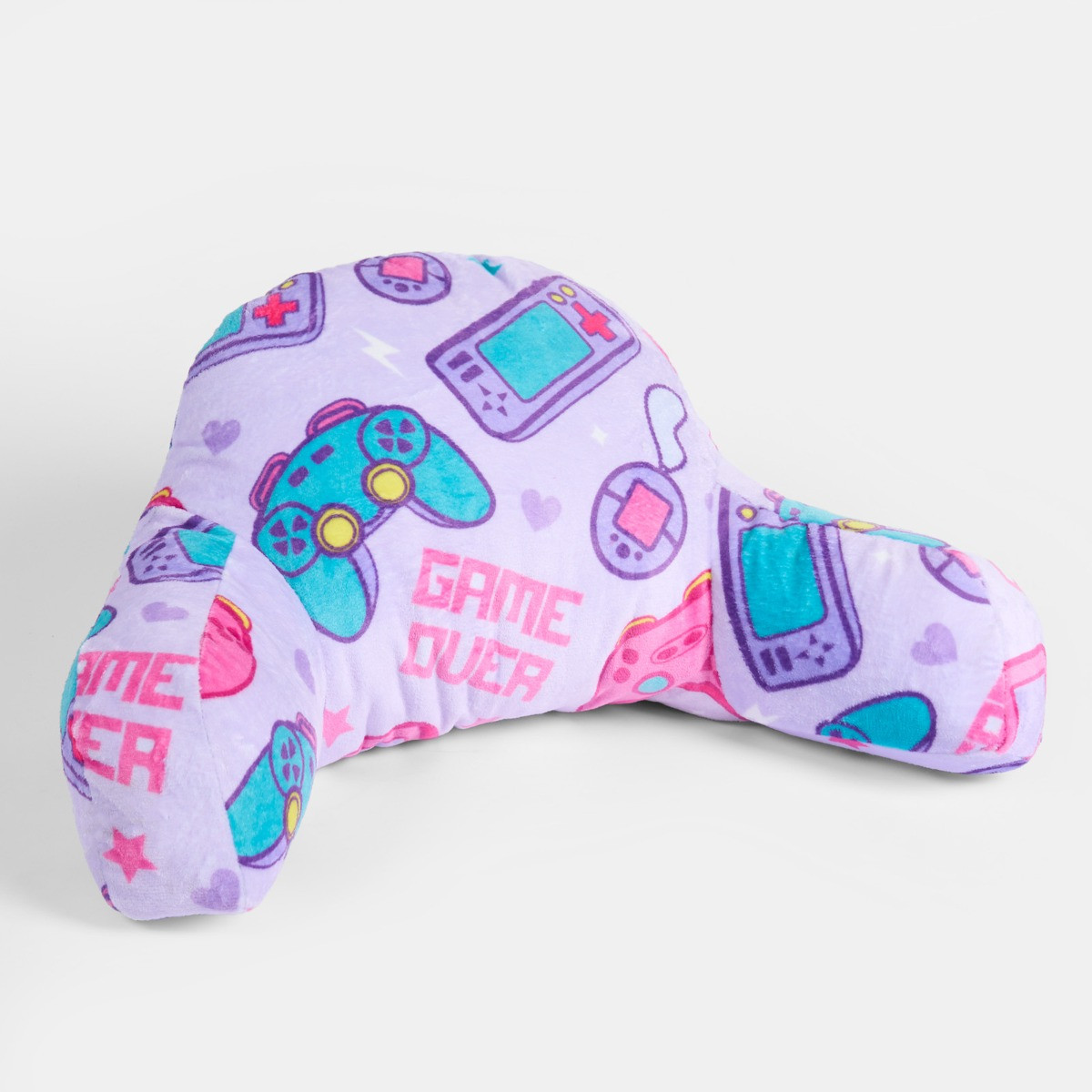 OHS Kids Gaming Fleece Cuddle Cushion - Lilac>