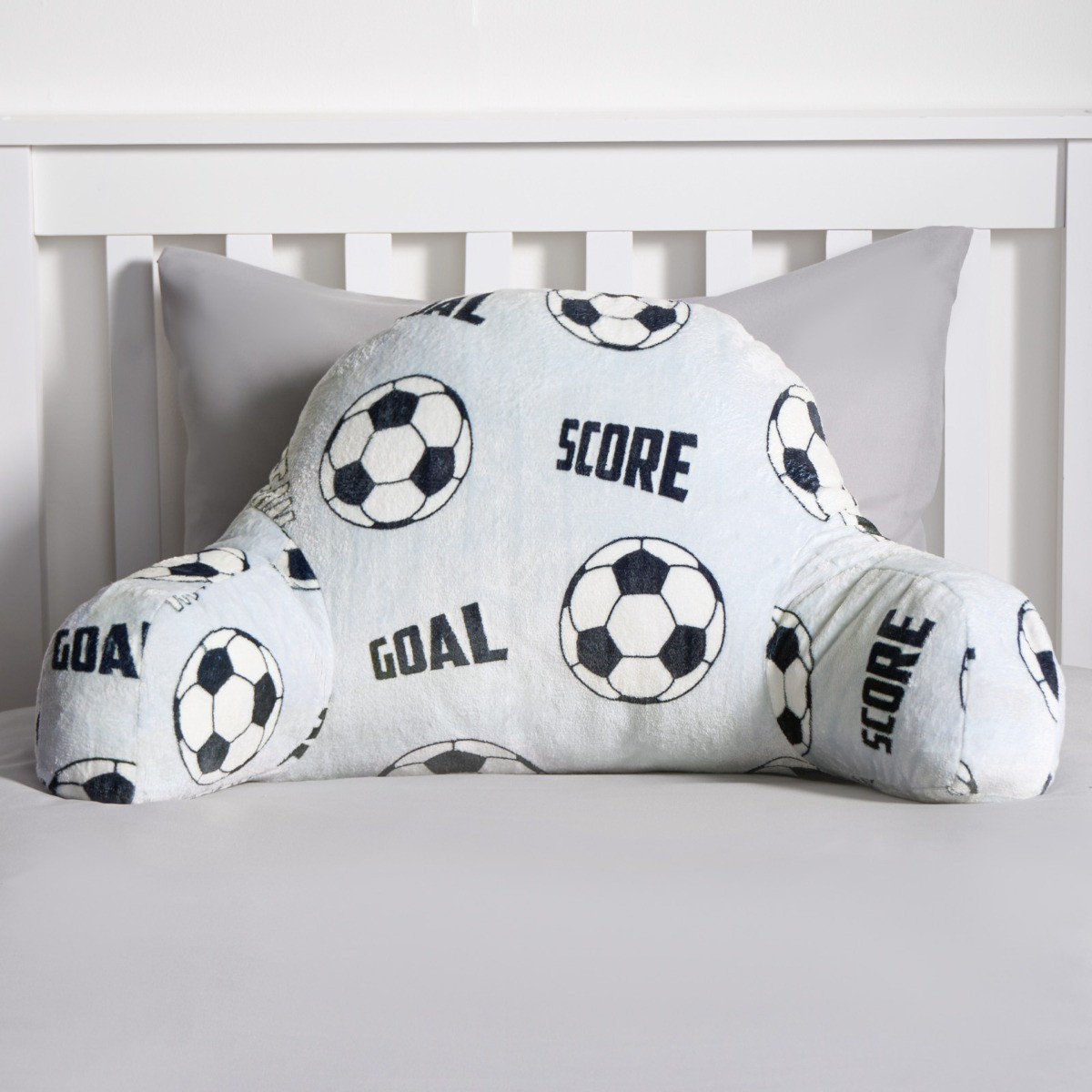 OHS Kids Football Fleece Cuddle Cushion - Grey>