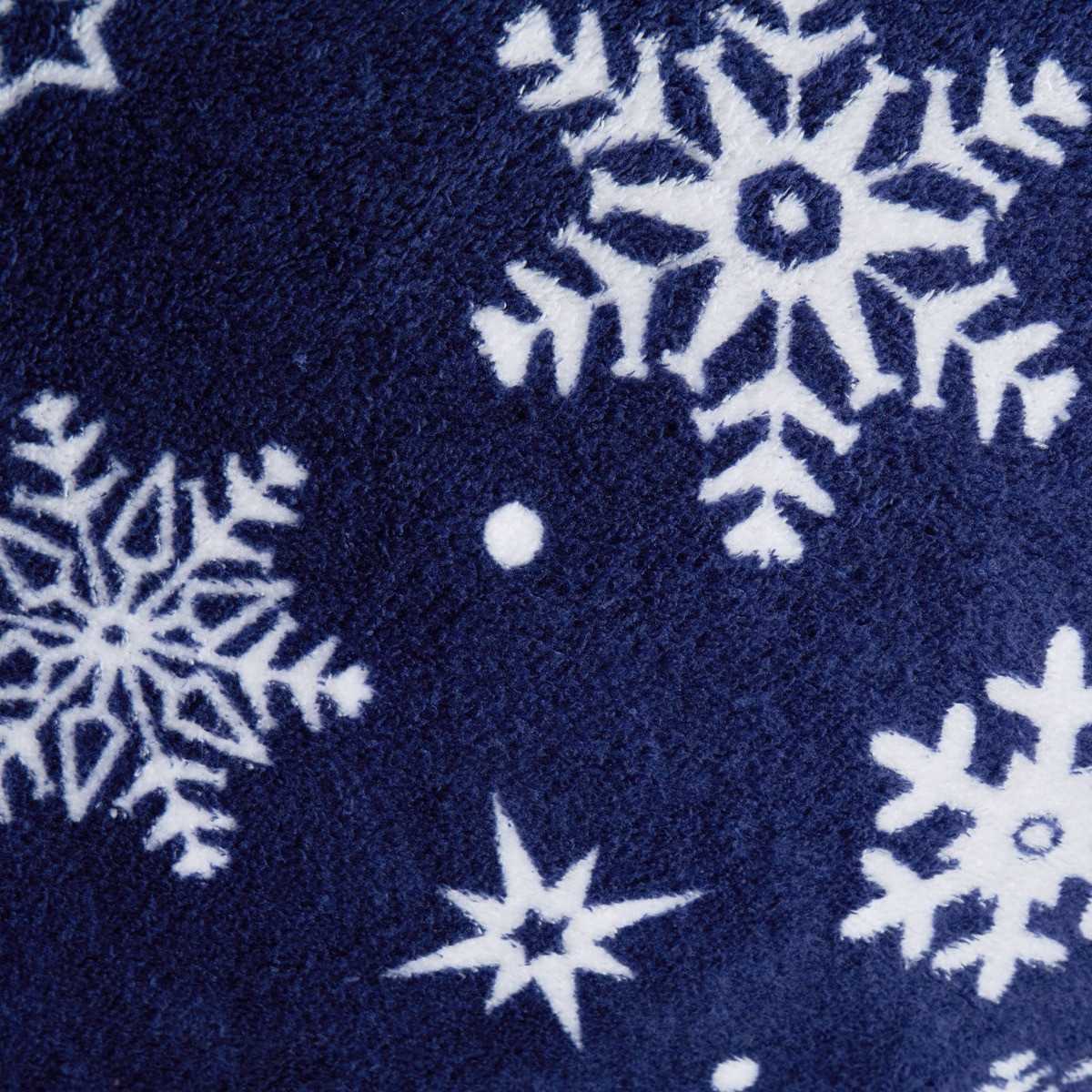 OHS Snowflake Teddy Duvet Set - Navy >