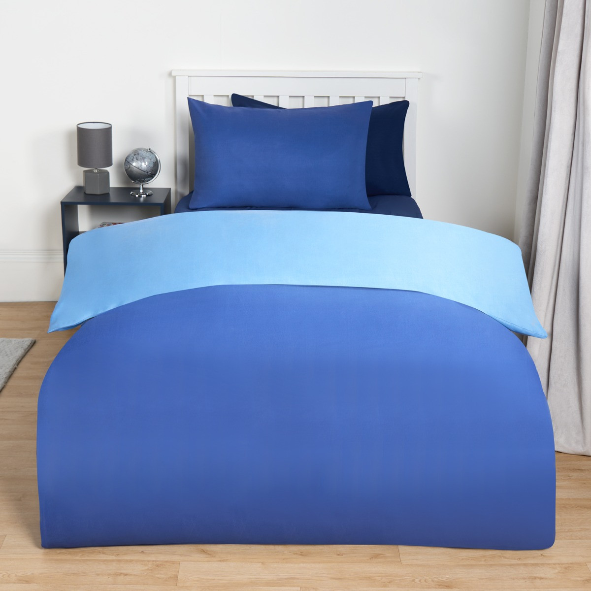 OHS Ombre Duvet Cover Set - Navy >