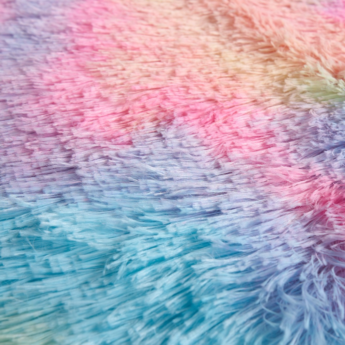 OHS Tie Dye Fluffy Duvet Set - Multi>