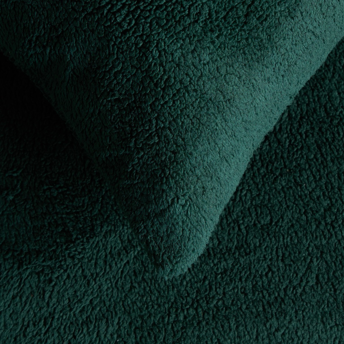 OHS Teddy Fleece Pillowcases - Forest Green>