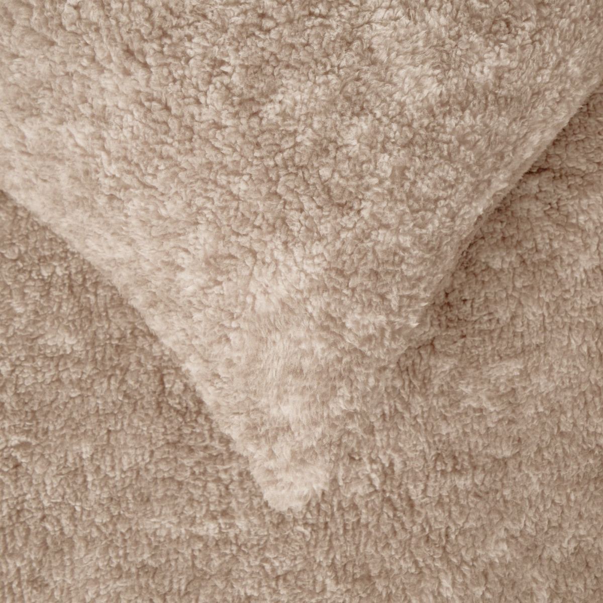 OHS Teddy Marl Textured Pillowcase - Natural>