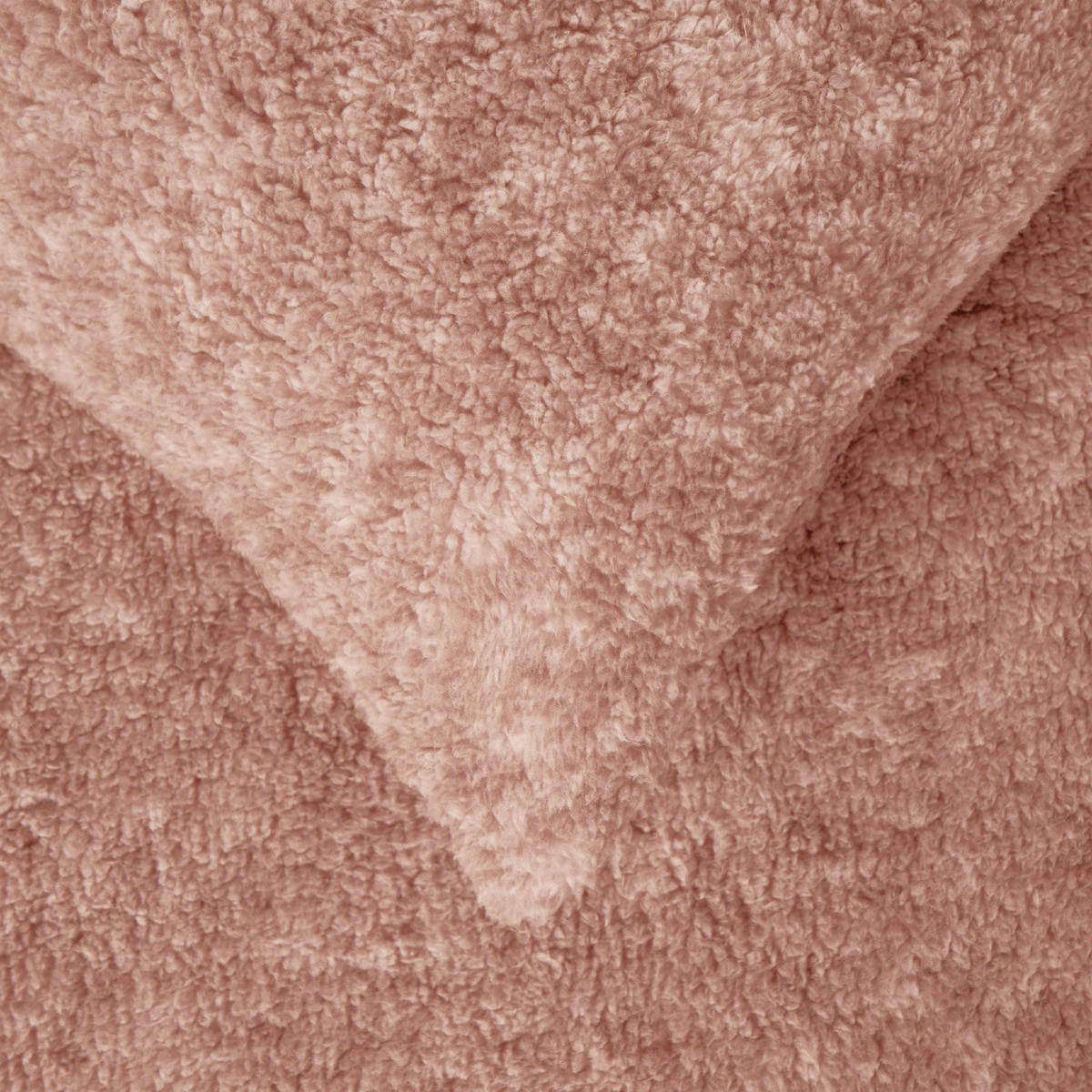 OHS Teddy Marl Textured Pillowcase - Blush >