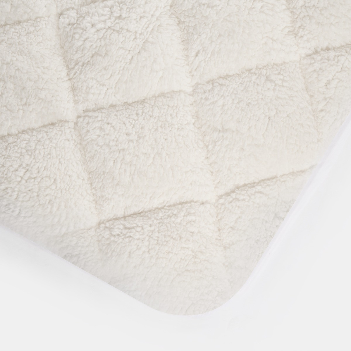 OHS Teddy Thermal Mattress Topper - Cream