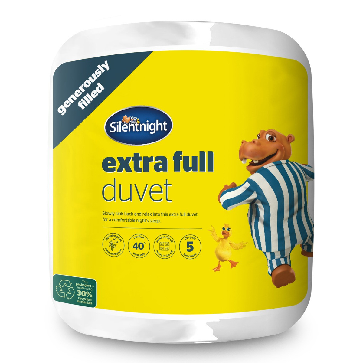 Silentnight Extra Full 10.5 Tog Duvet - White>