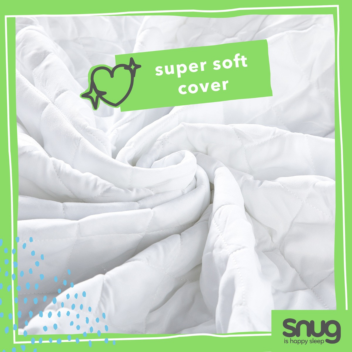 Snug Get Fresh Mattress Protector - White>